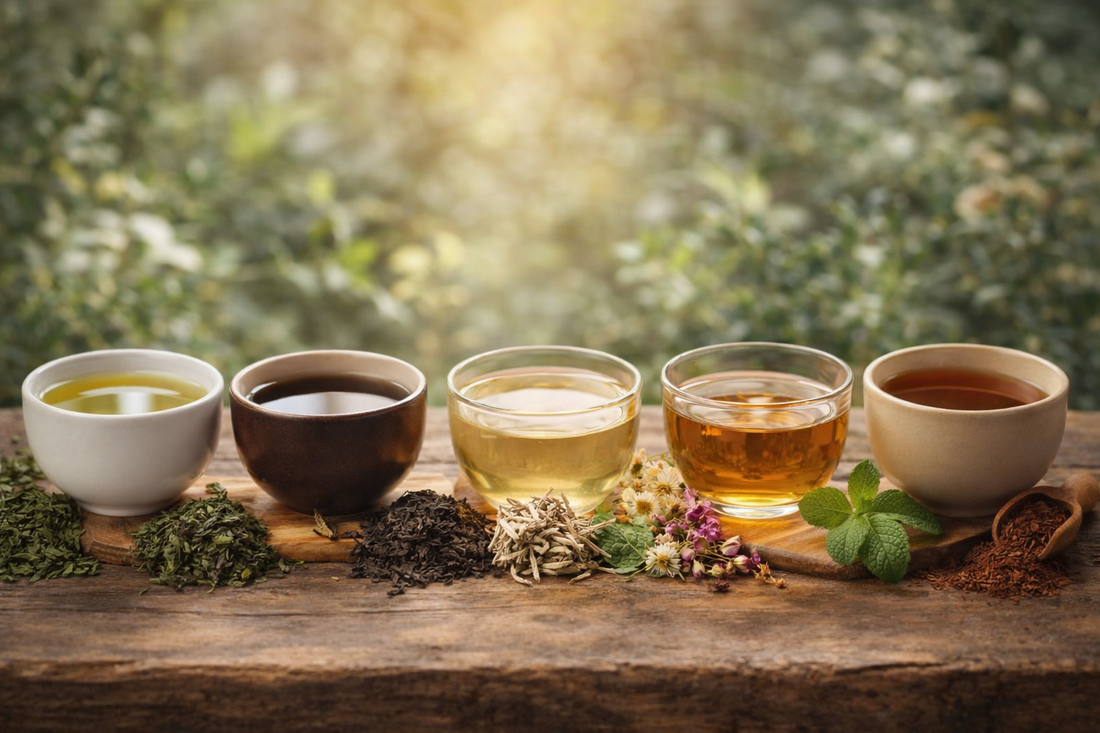 Thé vert, thé noir, thé blanc, tisane ou rooibos : quelles sont les vraies différences ?