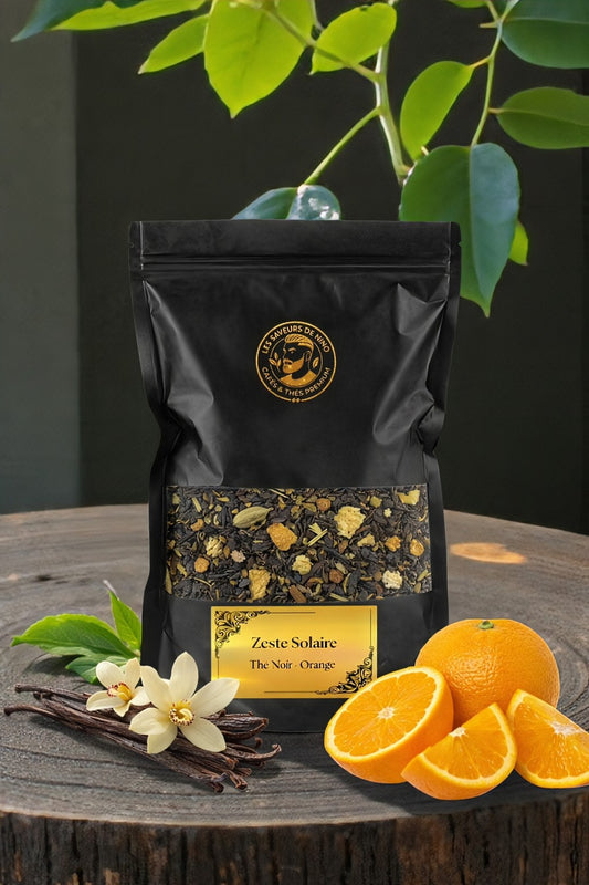 Thé Noir Zeste Solaire - Orange / Vanille