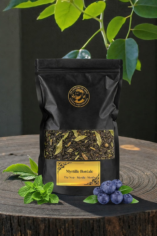 Thé Noir Myrtille Boréale - Myrtille / Menthe