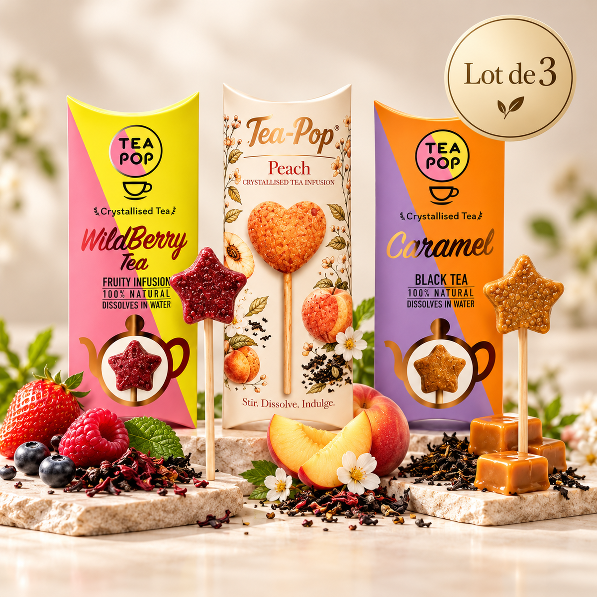 Tea-Pop® – Lot de 3 à composer